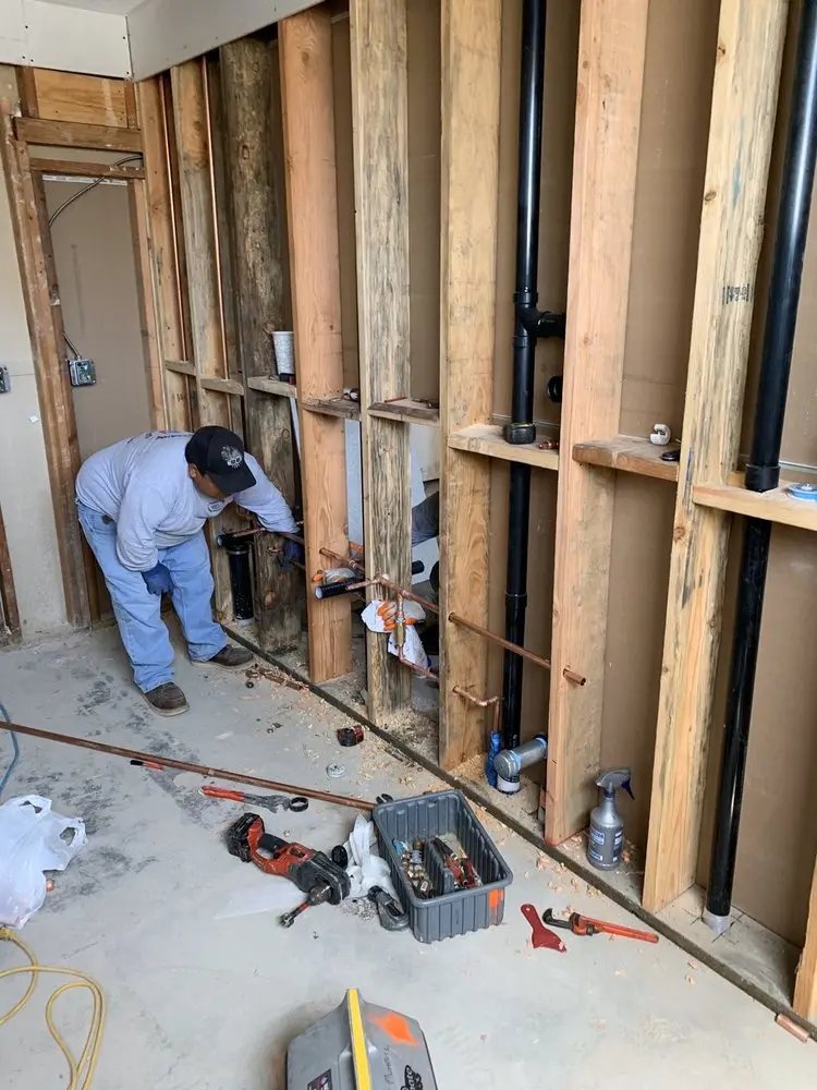 Commercial rough-in plumbing for Gas Line Repair in Lake Doe Cove